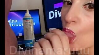 Playing with cream all over my body and more - DivinaMaruuu