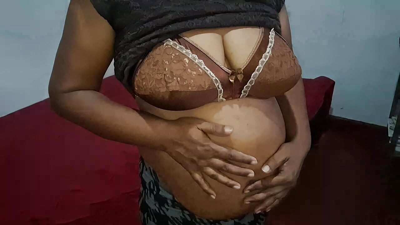 Bitter stepmom alone at home