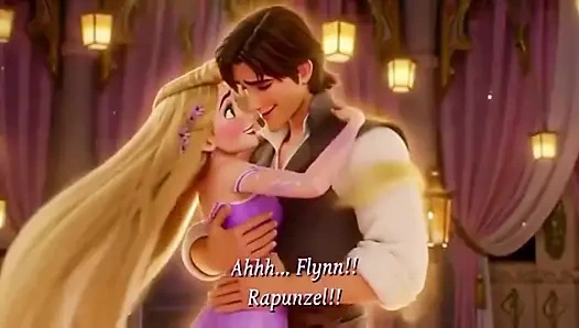 RAPUNZEL & FLYNN RIDER LANTERN TOWER PASSION - Romantic 3D Anime