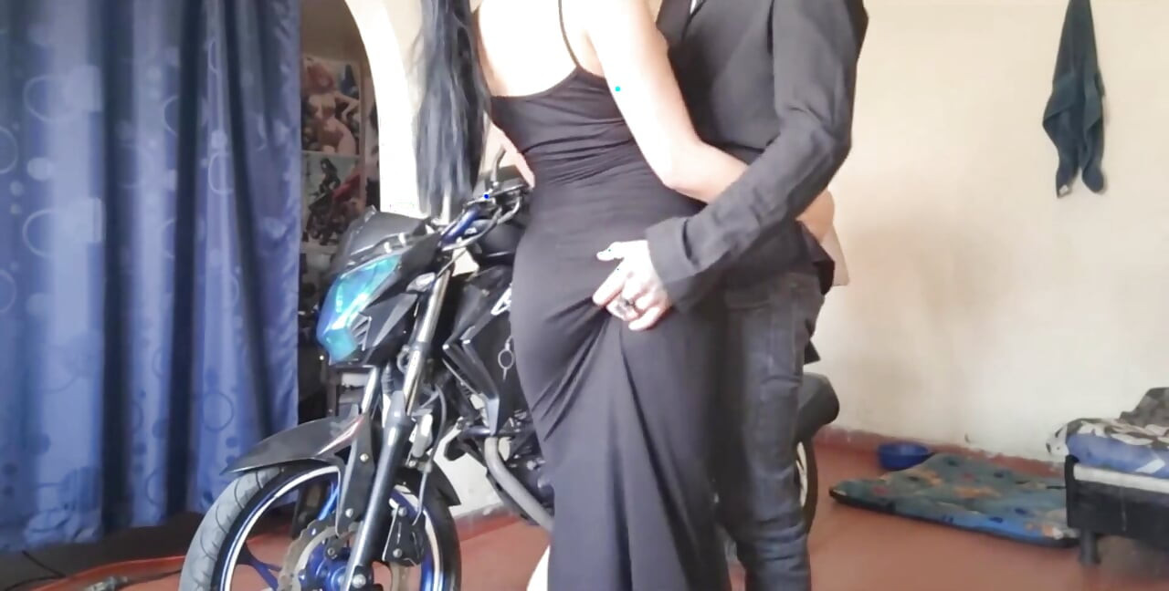My Stepsis Sucks My Cock and Gives Me Ass When I Take Her for a Ride on My Motorcycle