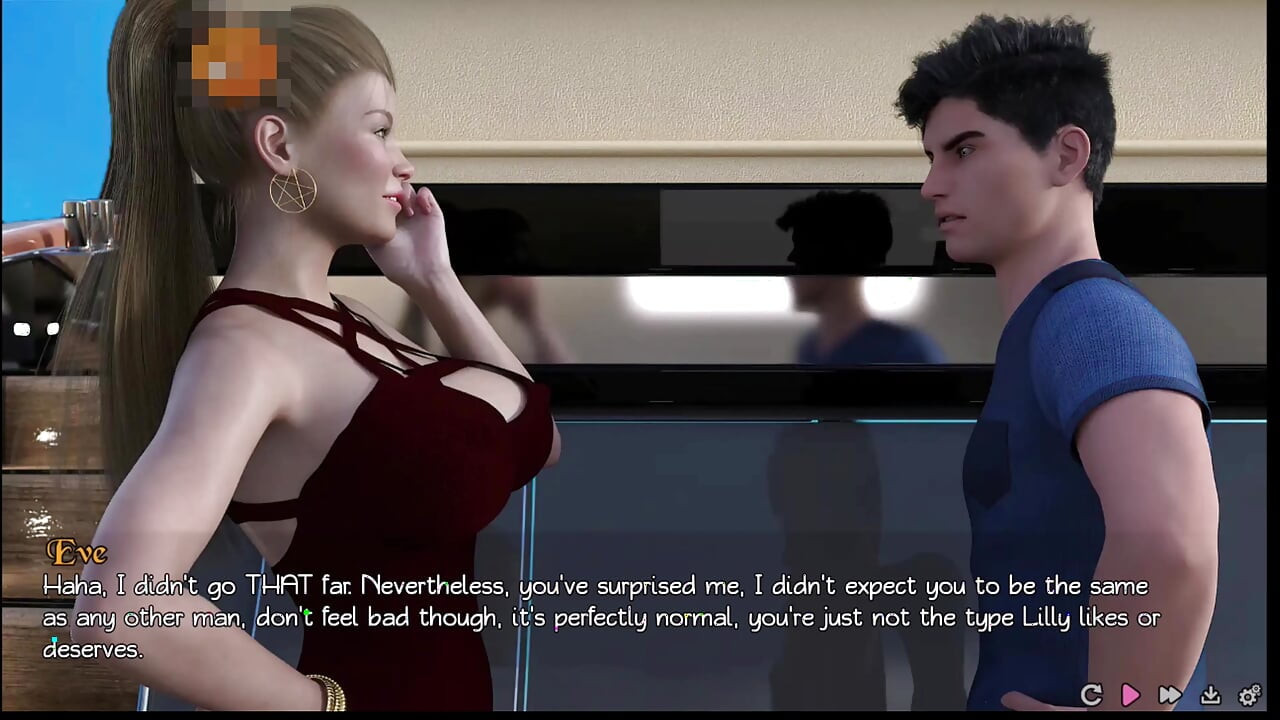 Puro amor # 9 - Eve pensó en la polla de Jack en ella