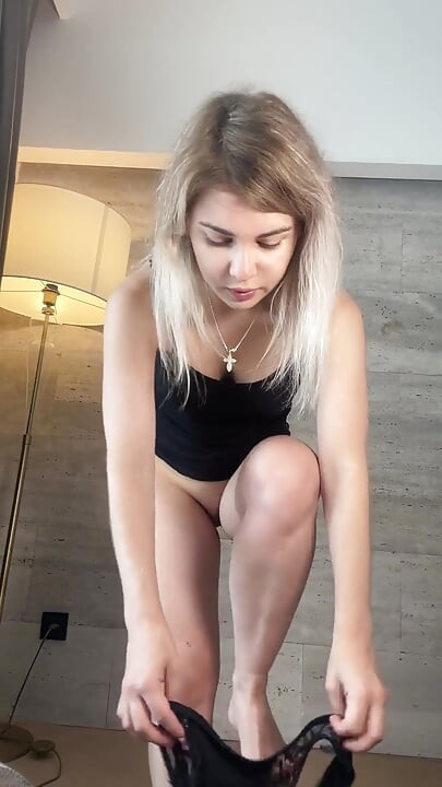 Changing Panties and Showing Them