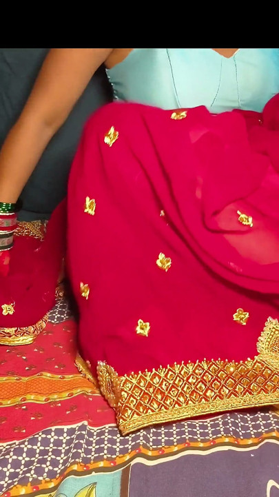 Desi StepSister Hard Fuck in Red Saree Quickly and Hard Fuck