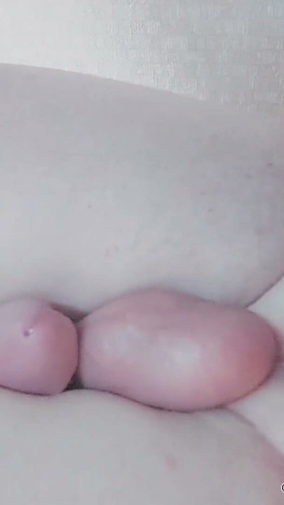 Video Call With My Fan From Social Media Having Fun Striptease Masturbating For Him On Camera Without Using Hands With Cute Cock | Clip 1