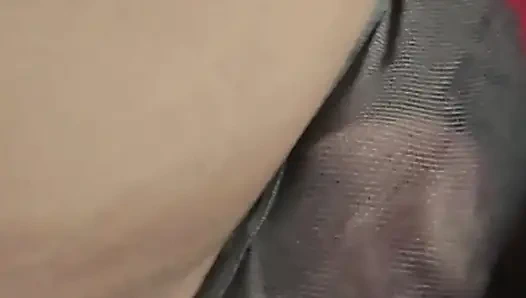 Almost Seen when She Touch Stranger's Erection In a Crowded Train. Girl's Panties get Soaked With His  Warm Sperm