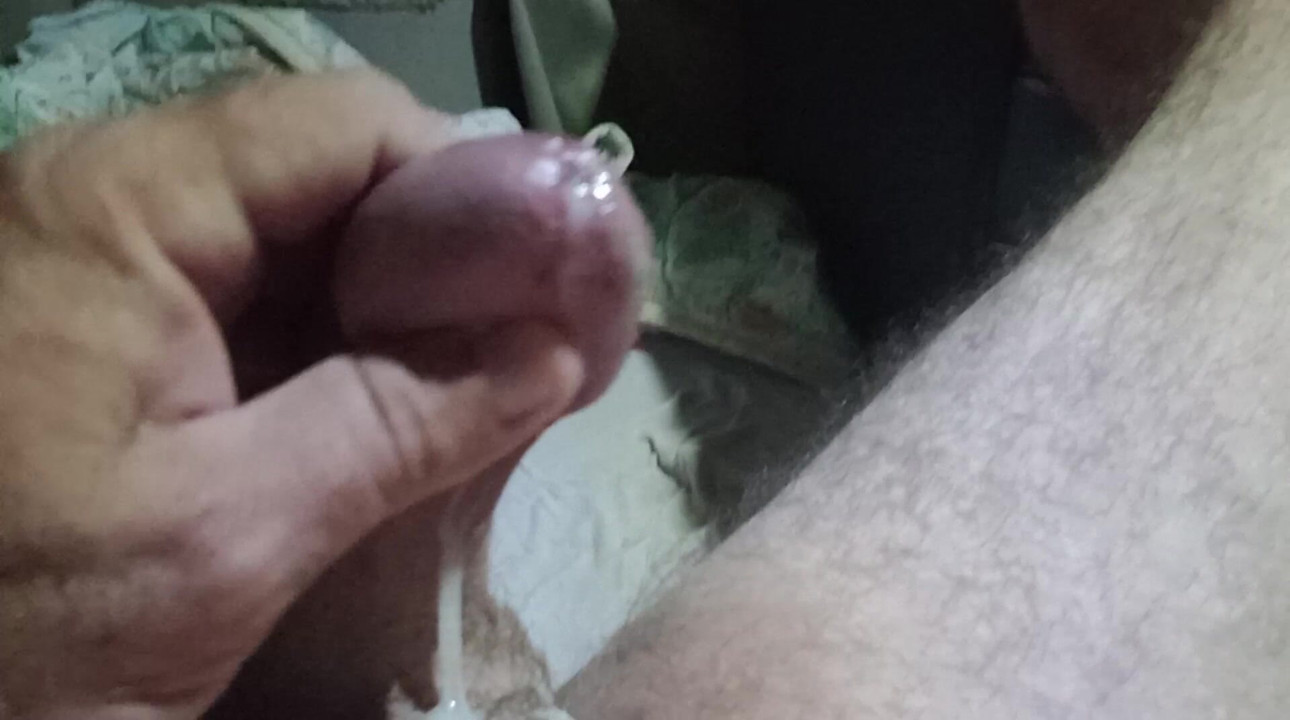 My cock full of cum for you to suck!