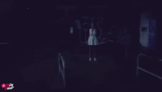 Azgın sarışın sürtük fırtınada götünü siktiriyor!!