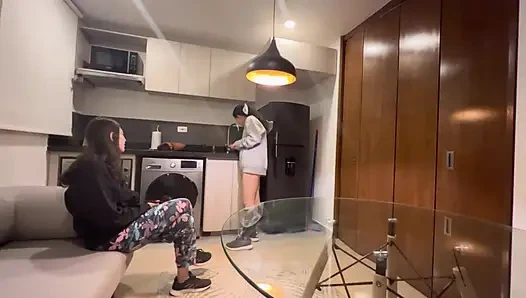 I said I needed help at home, but I wanted my neighbor to finger me