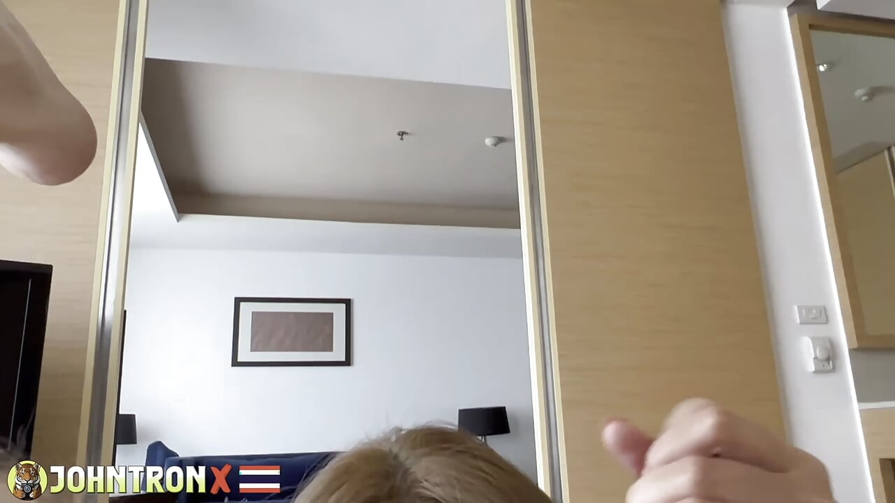 JohnTronX - Thai goddess sits her amazing ass on my hard cock