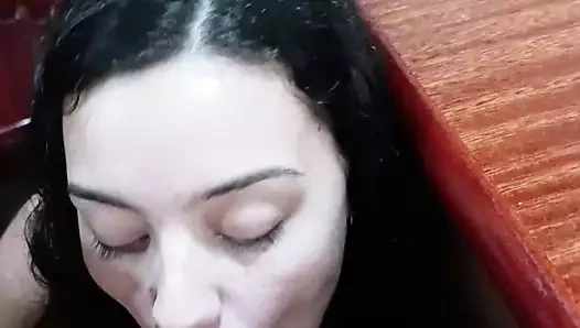 Eye porn video – Under the Table and Without Warning: She Gets Naughty