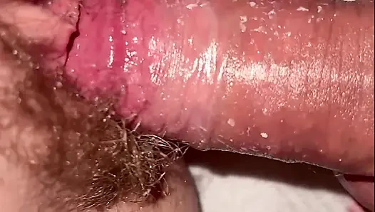 Compilation - Fucking my young stepsister's hairy pussy - Close-up
