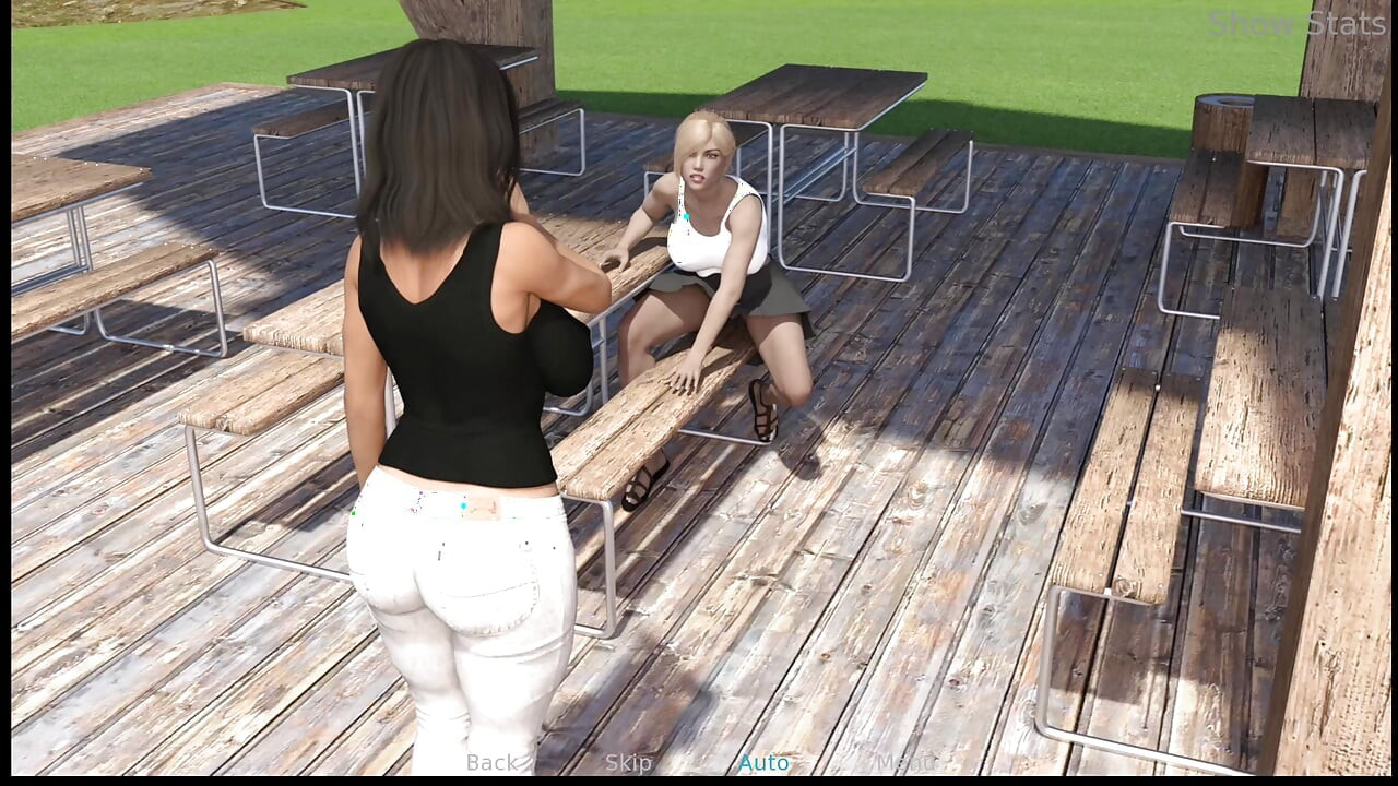 Project hot wife - playing with jenny's boobs outdoor