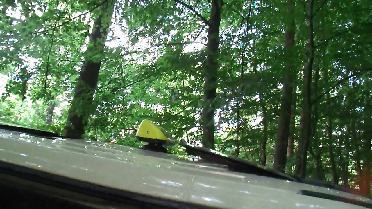 شقراء ناضجة ألمانية بمؤخرة كبيرة في الهواء الطلق