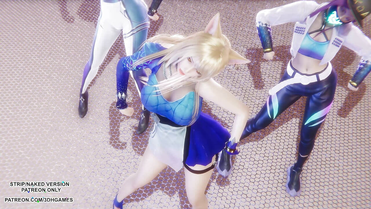 Mmd kpop iblis avcıları - huntrx - altın ahri akali kaisa seksi kpop dans league of legends hentai sansürsüz 4k 60 fps