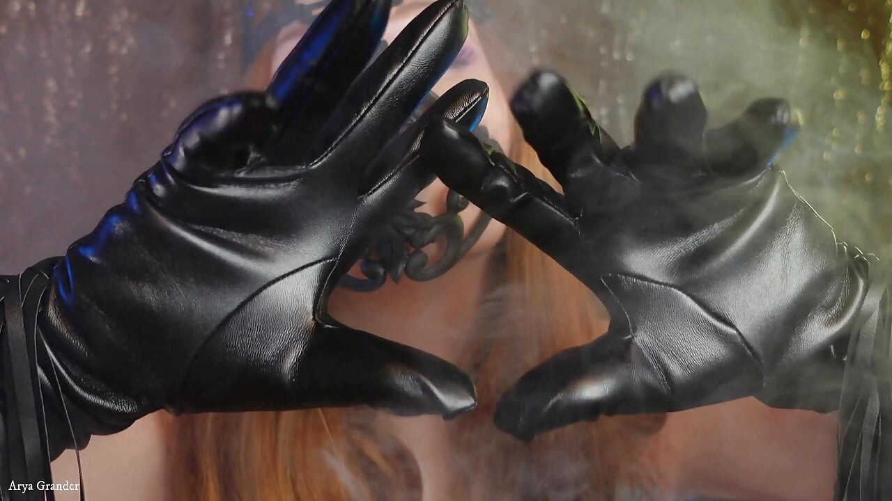 Handschuhe und maske, leder und latex, sexy SFW-video - ASMR sounding (Arya Grander)