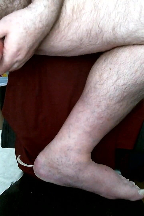 Coach Carl Jacks off on His Size 13 Left Foot