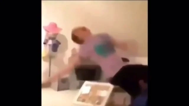 Girls shocked at what she finds
