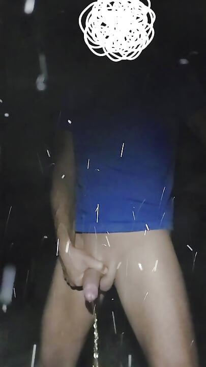 Biggest piss ever. Never Seen before. Huge piss. Skinny boy pisses a Huge stream of warm pee