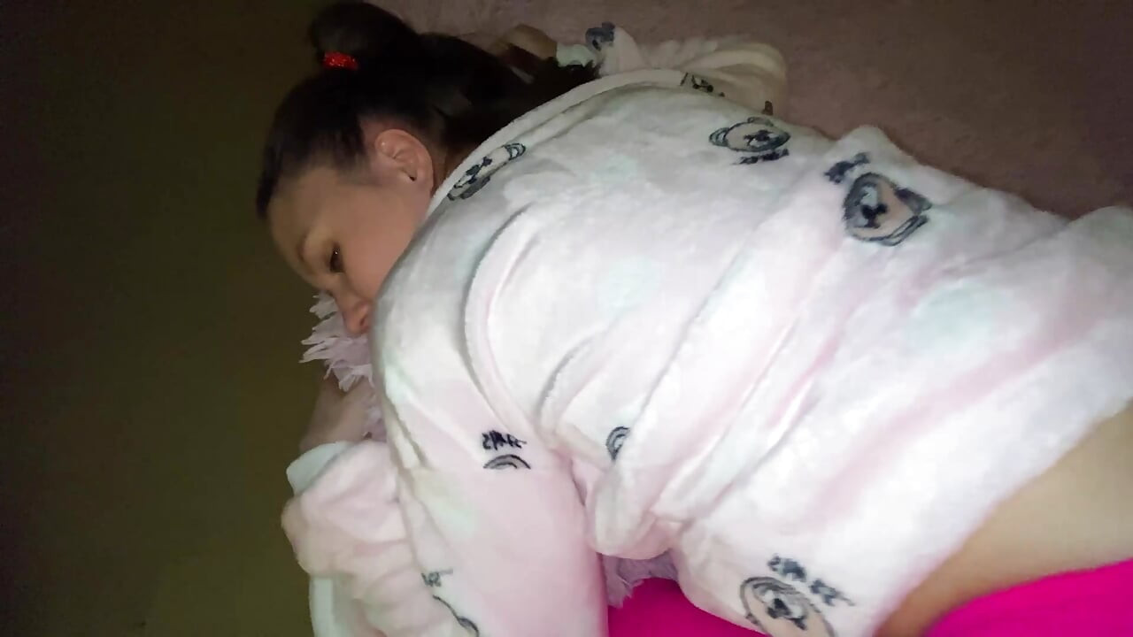 Stepbrother made me leak cum all day long