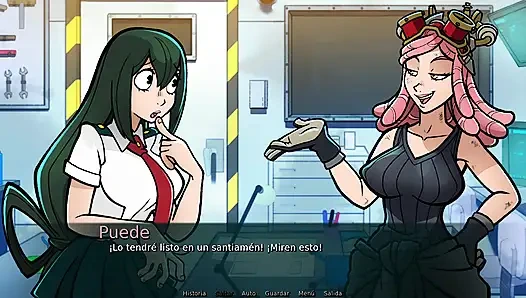 Mei'nin projesi - kahraman akademimden şehvetli tsuyu asui güzel mei'nin büyük icatını test ediyor