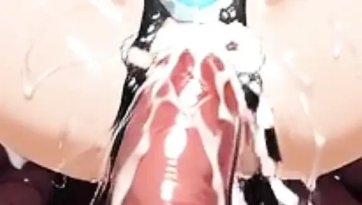 An Arab woman gives a great blowjob to two cocks, and then they ride them