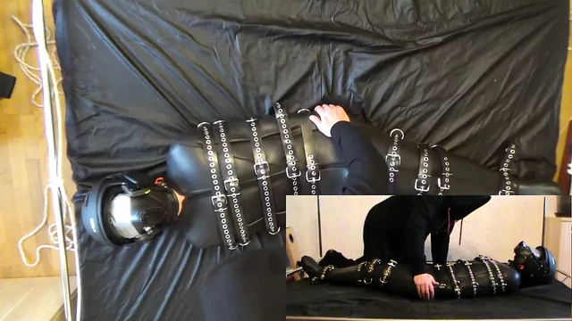 Hogsacked & belted while estim