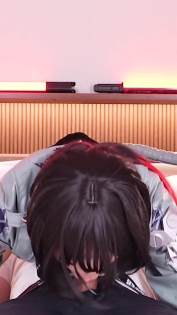 Spectacular moment from "Face Sitting Zenless Zone Zero Jane Doe Cosplayer, Asian Hentai Shemale Cosplay 8"