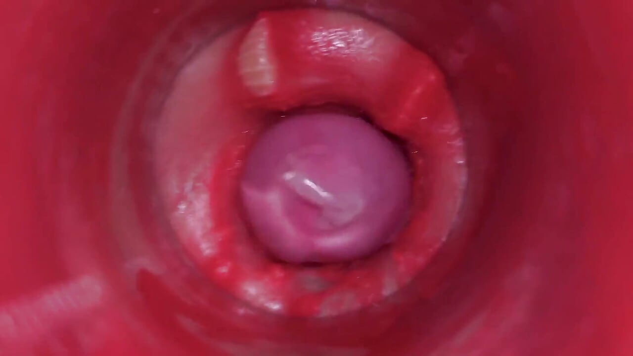 Camera Inside Pussy - Powerfull Cum in Pussy! Best Internal Asmr