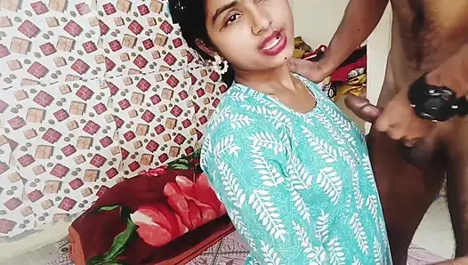 Session 22. Indian Desi Romantic Couple, Blowjob Cumshot Sex