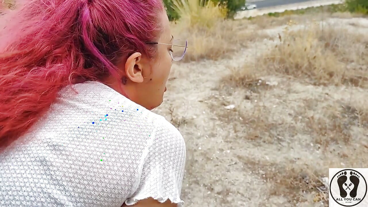Risky Outdoor Blowjob Fuck Doggy Cum in Mouth Pissing