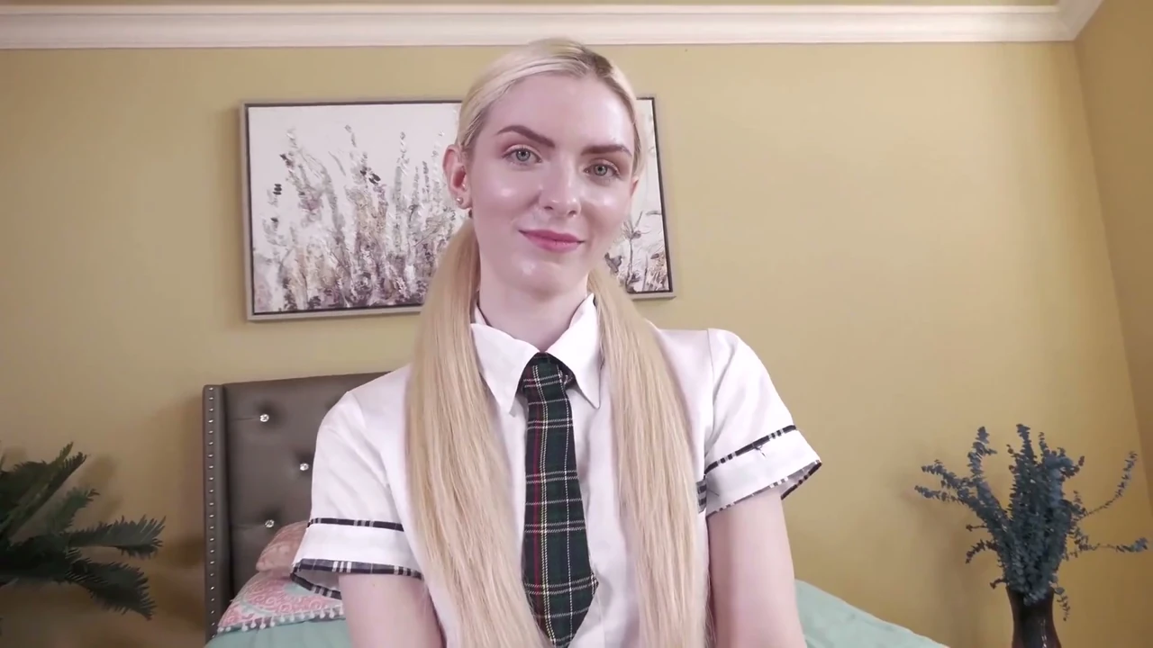 Petite Blonde Celestina Blooms Is a Gifted XXX Starlet