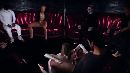 Fucking a Hot Asian Stripper in the Strip Club