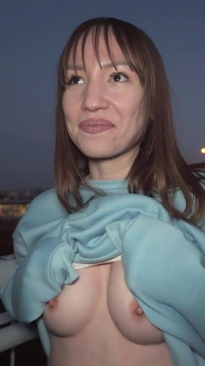 Spectacular moment from "Public Agent - Hot brunette dances for me in PUBLIC before I fuck her hard"