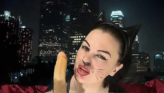 Kitty milking your cock