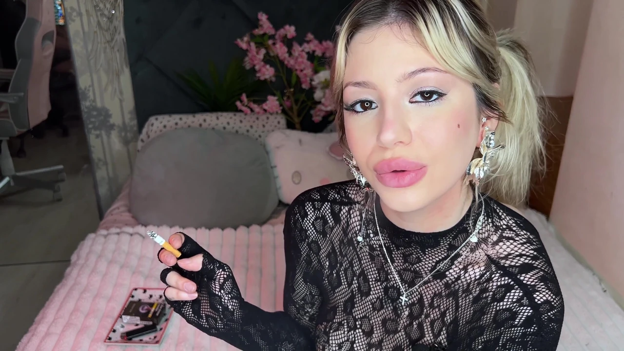 Nylon Goddess Smoking Seduction - Sexy Cigarette Fetish Tease