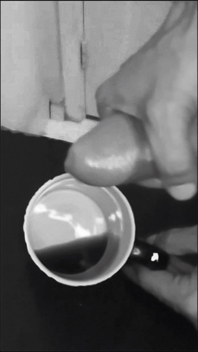 Honey, your coffee with milk.