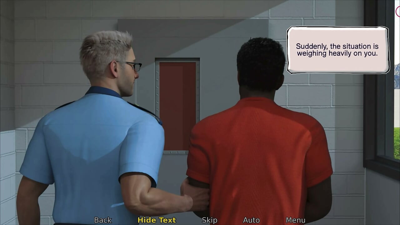 Verlegen medegevangene neukt de perverse agent!