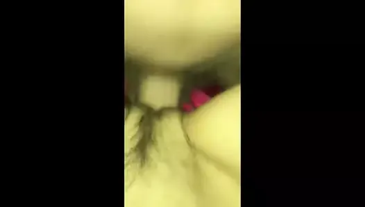 Cumming on babysitters hairy cunt