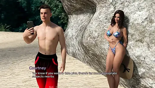 The East Block Boyfriend Fucks Hard His Girlfriend's Stepmom on the Beach - Episode 32