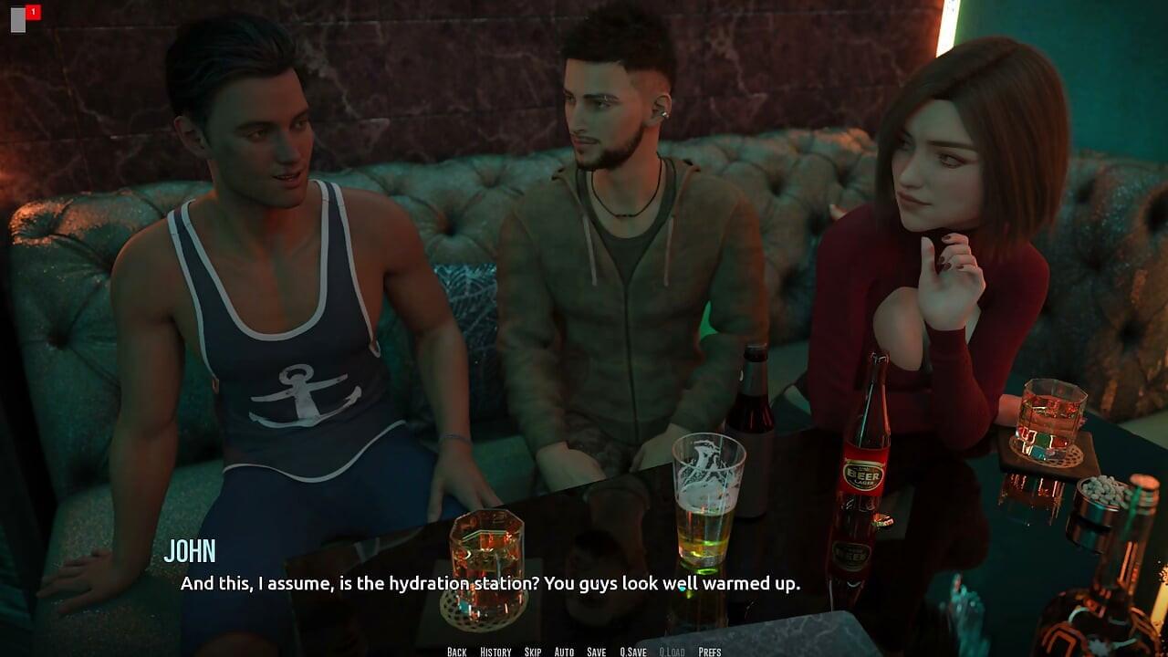 Dominos Beach 24 - John se enfrenta a una elección divertida con Riley o Christy