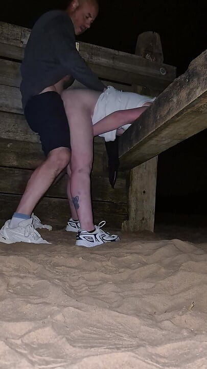 I Fucked Stepdaddy's Friend on a Late Night Beach Walk