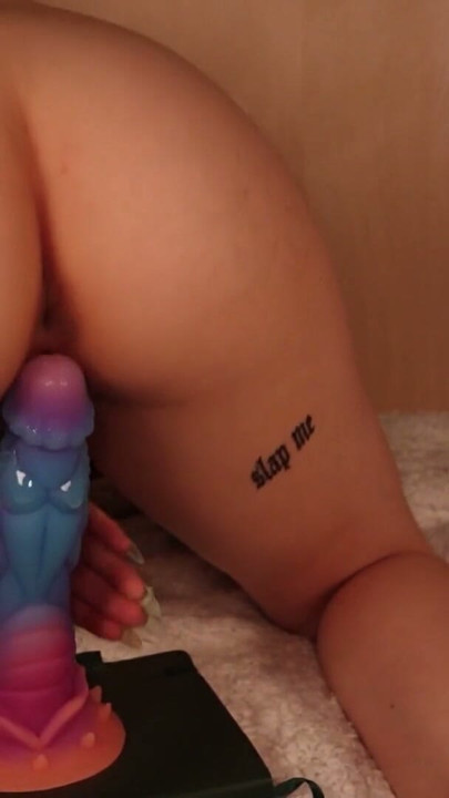 Tattooed Student’s Naughty Solo Toy Session | Clip 1
