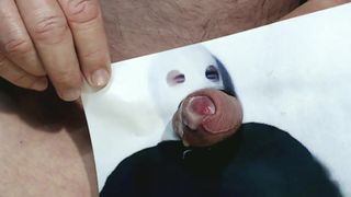 Tribute for cumtime - horny guy fucked in his face and soaked with sperm