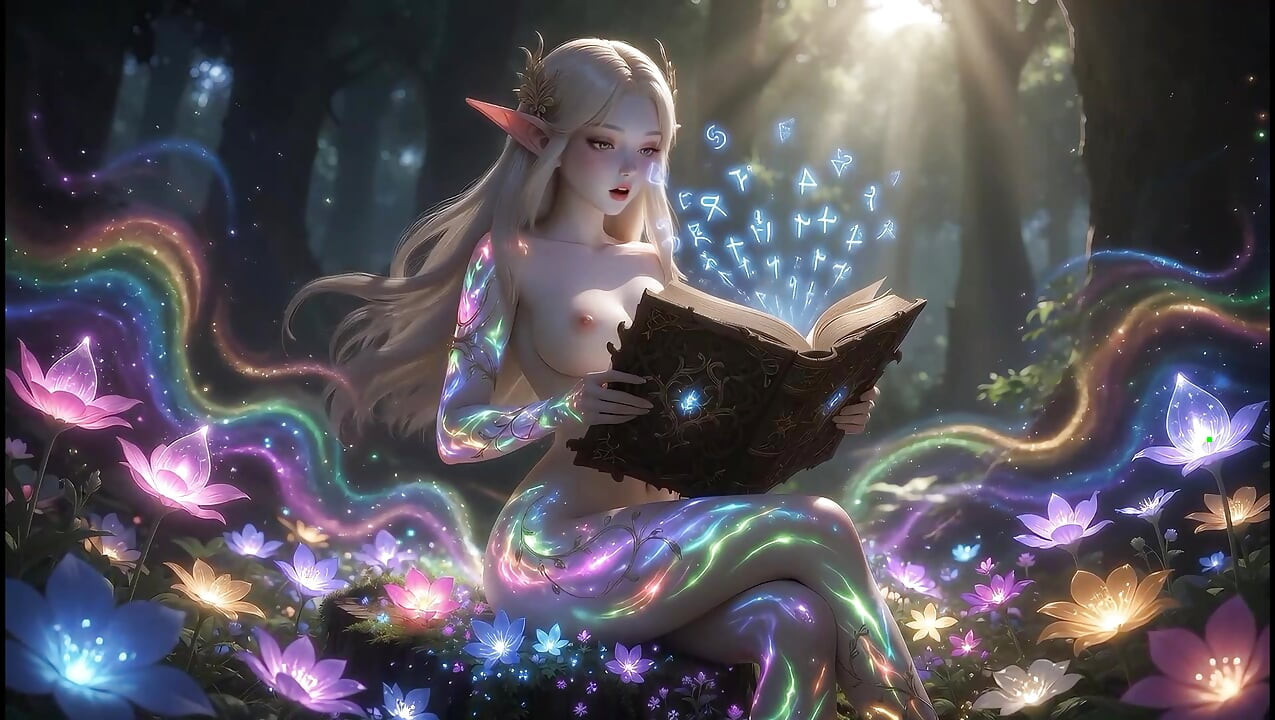 AI - Srebrna bašta - intimna elven priča poglavlje 1 - EN