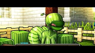 Minecraft Horny Craft (Shadik) - Part 47-49 - Watermelon Cum By LoveSkySan69
