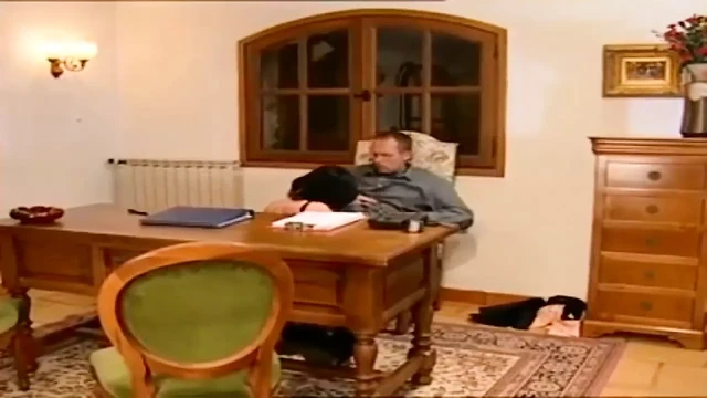 Vintage French Mature In Black Stockings Anal
