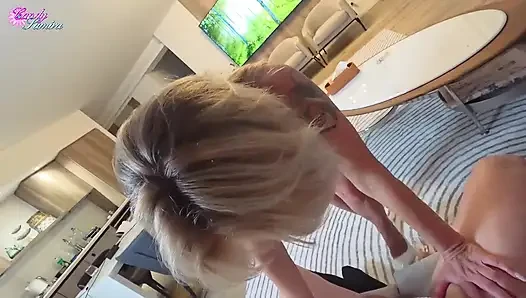 Hotel Bar Stranger! One Night, Three Cumshot