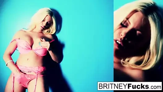 Britney's Blue Wall Masturbation