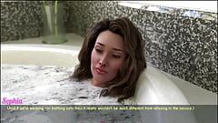 Jour 17 - gratuit - partie 2 - Sophia et Dylan passent un peu de temps dans le bain