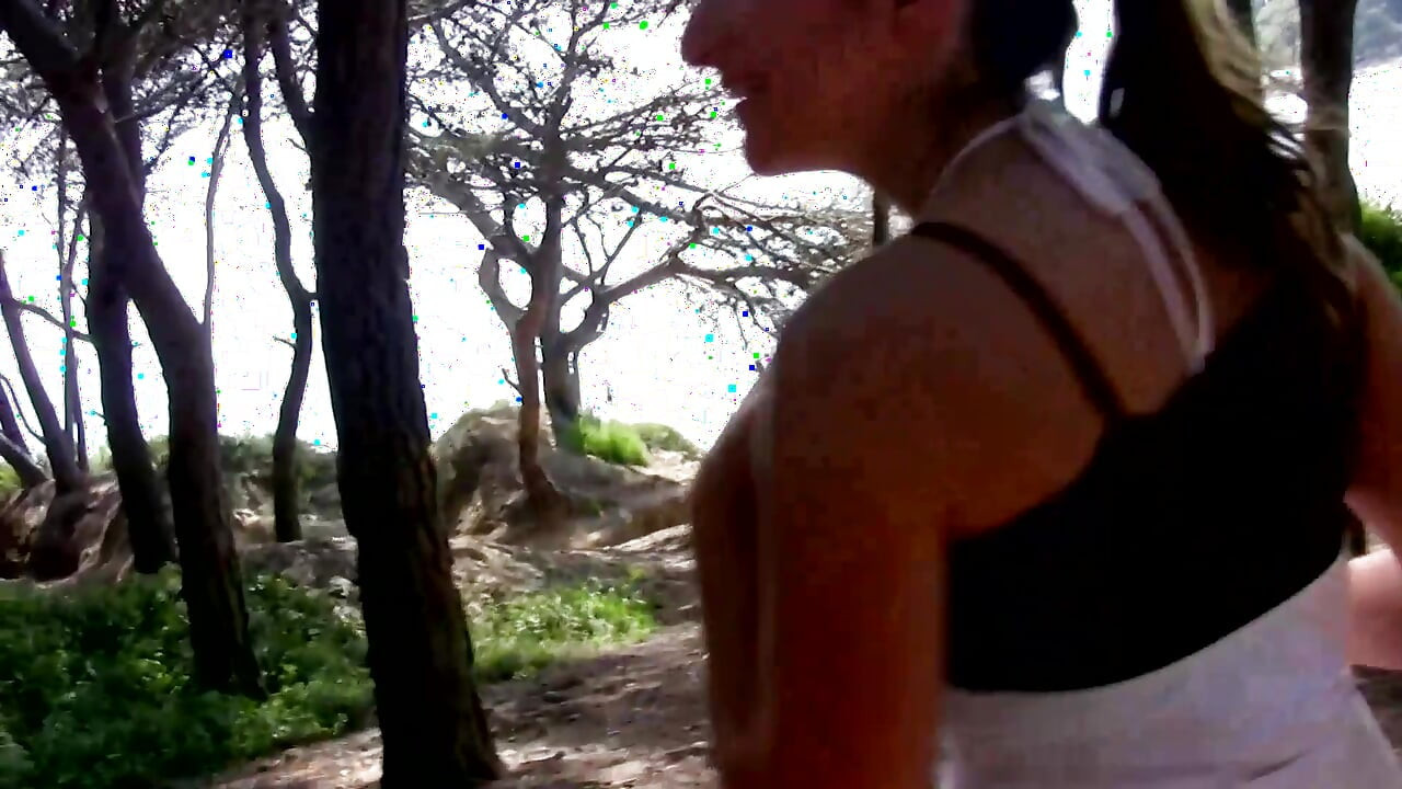 Outside fucking big dick sucking